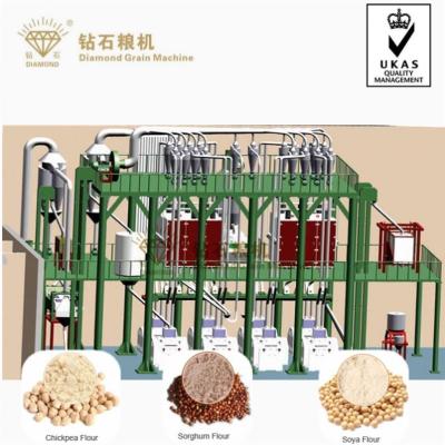 China Grain Processing Line Sunflower Seeds /Dry Beansseeds/sows Grinding With Peanut Grinder Machine Wheat Flour Mill Cheap Price for sale