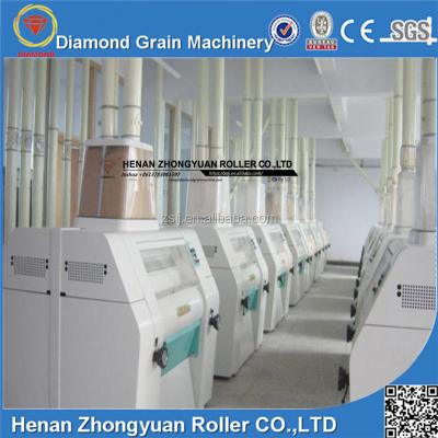 China Automatic mealie meal grinder machine processing line,mealie meal grain grinding equipment for sale