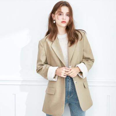 China Sustainable Korean Style Clothes Custom Fashion Coat Blazer For Women Ladies Blazers for sale