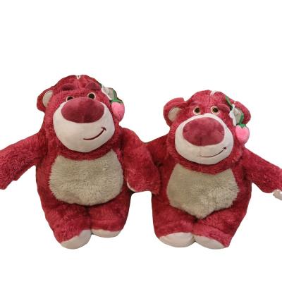 China Anywhere Pink Plush Toy Girls Birthday Valentine's Day Gift Strawberry Flavor Strawberry Doll Bear Strawberry Doll for sale