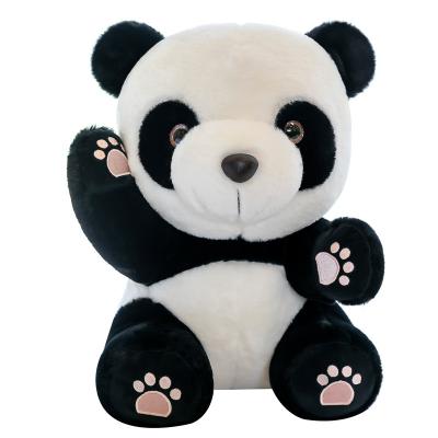 China Anywhere Wholesale Custom Beckoning Panda Plush Toys Amazon Hot Sale Stuffed Panda toy Christmas Gifts For Kids for sale