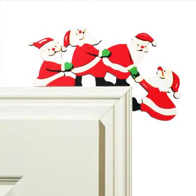 China Anywhere Home Decor Santa Decoracion Wooden Craft Aesthetic Reindeer Christmas Decoration Luxury Room Table Decor for sale