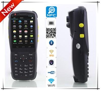 中国 3.5 バーコードの走査器、NFC が付いているインチのタッチ画面手持ち型 PDA の機械 販売のため