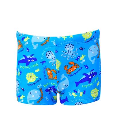 China The hot spring of the big boy's swimming trunks quick-drying flat wedge cartoon boy's swimming suit children's swimming trunks plus size for sale