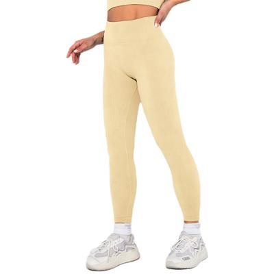 China Breathable High Quality Breathable Squat Tough Women Yoga Crop Tight Leggings Butt Lift High Rise Yoga Pants for sale