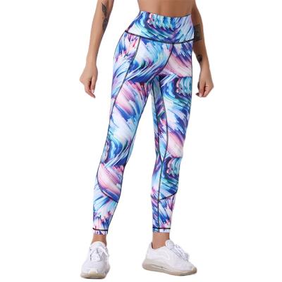 China Breathable Soft Yoga Pants For Women Colorful Soft Yoga Leggings High Quality Gaiters For Women for sale