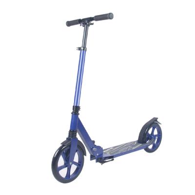 China PU Folding PU Wheel Adult Kick Scooter 230mm Kick Scooter 2 Wheel Adult Scooter for sale