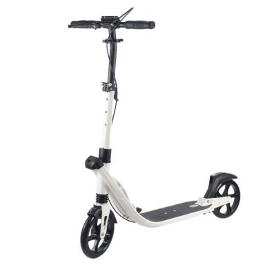 China PU Propel Scooter For Adult 2 Wheels Kick Scooter With Handle Brake Kick Scooter for sale