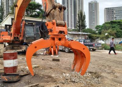 China 360 gancho agarrador hidráulico del registro de Rotating Grapple Q345B del excavador del grado en venta