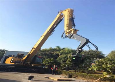 China 3000rpm Q345 Steel Plate Pile Driver Excavator Vibro Hammer With Long Boom for sale