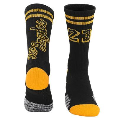 China Breathable Chinese Suppliers Anti Bacterial Many Color Sports Socks Compression Soccer Socks Sport Socks Men for sale