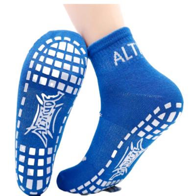 China Breathable Professional High Quality Manufacture Trampoline Park Anti Slip Sock Trampoline Socks for sale