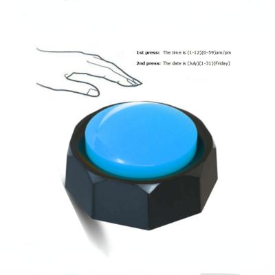 China China Wholesale Individual Push Gift Box Clocks Easy Talking Button For Blind People With Date And Time for sale