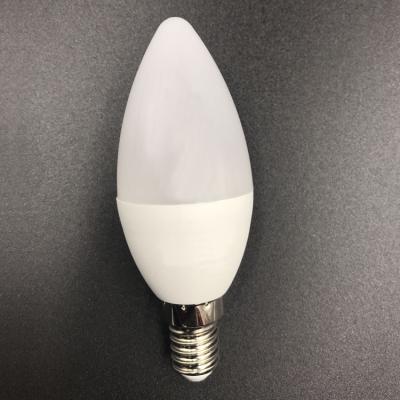 China Home /Commercial Use Home 3W 4W 5W 5W 6w 7w Candle Light Led Bulb E27 E14 6W Candle Light for sale