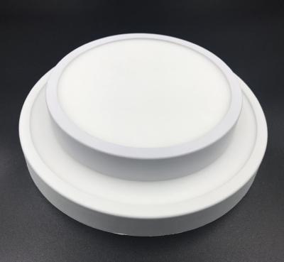 China New design modern square surface plastic round panel light led made in china for sale