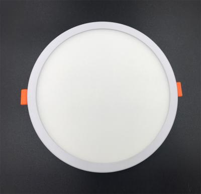 China Stock 3 Round 20W CCT Indoor Ready Suspended Slim Panel Light Led Adjustable Ceiling Recessed Light for sale