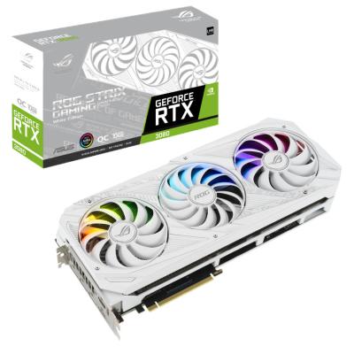 China Workstation for ASUS ROG-STRIX-RTX3080-O10G-WHITE-V2 PC game graphics cards support buy rtx3080 10gb gpu for sale