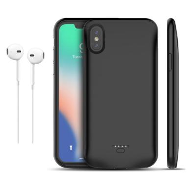 China With Audio And Data Sync For iPhone X XR XS Max Support Case Rechargeable Extended Battery Charging Case For iPhone 5000mAh Pack Case for sale