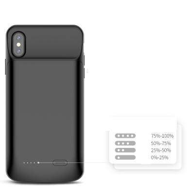 China High Capacity Customized Logo For iPhone Power Case Battery Charger Backup Phone Case For iPhone 11 X,XS XR Max for sale