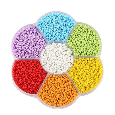 China Hot Selling Accessories 2mm Glass Seed Beads Beading Material For Children's DIY for sale