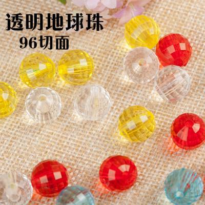 China Colorful Plastic Beads 4-12mm Acrylic Multifaceted Earth Facet Beads For Jewelry Making for sale