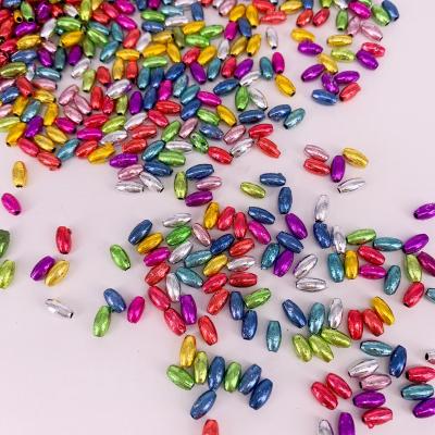 China Necklace Bracelet Making Wholesale Multi Colors Oval Rice Shaped Beads For Making DIY Necklace Bracelet for sale