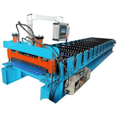 China Hotels Metal Corrugated Sheet Roll Forming Machine for sale