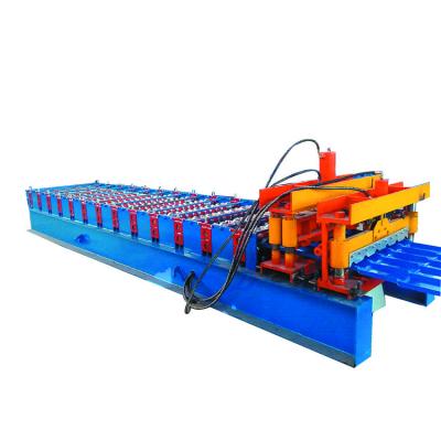 China Building Material Shops China Supplier Steel Metal Glazed Tile Forming Making Machine for sale