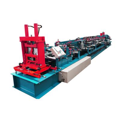 China Hotels steel c purlin roll forming machine interchangeable steel c shape purlin roll forming machine for sale