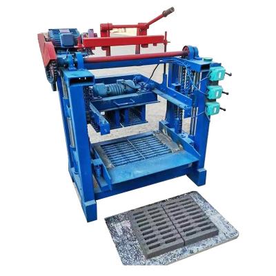 China Building Material Stores Cement Block Brick Making Machine Price Diesel Manual Concrete Cavity Concrete Block Brick Maker Machine for sale