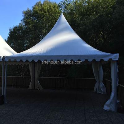 China Widely used for outdoor exhibition 6x6m wedding party event large colorful pagoda tent for outdoor wedding party event for sale