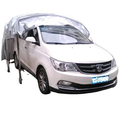 China Widely used for Single Folding Bike Manual Parking Lot /Car Shelter / Car Awning For Outdoor for sale