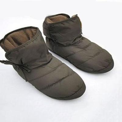 China Winter 90% Duck Down Boots Stitching Warm Woman Shoes For Home / Indoor Anti-slippery for sale