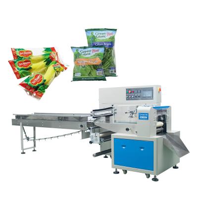 China Food Automatic Flow Frozen Fresh Fruit And Vegetable Packing Machine for sale