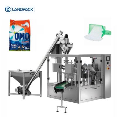 China Food Landpack CE certification powder packing machine Detergent cheap doypack packaging machine for sale