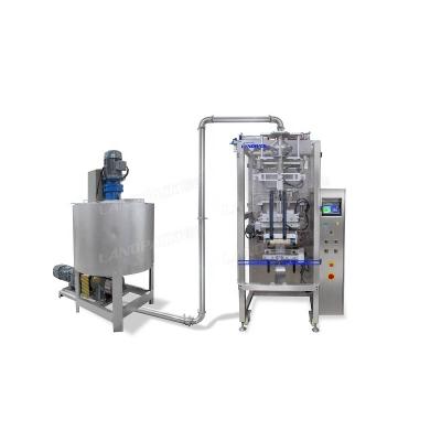 China Food Water Soymilk Salad Dressing Juice Oil Liquid Automatic Packing Machine Price for sale