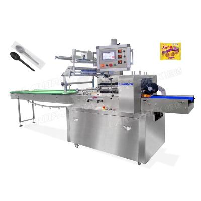 China New Landpack LP-250B Waffle Automatic Ice Cream Spoon Food Pillow Top Packing Machine for sale