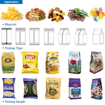 China Automatic Food Landpack Factory Price Stop Function Peanut Crop Packing Packaging Machine for sale