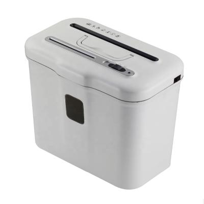 China Table Top Small Paper Shredder With Cross Cut 7 Mini Sheets for sale