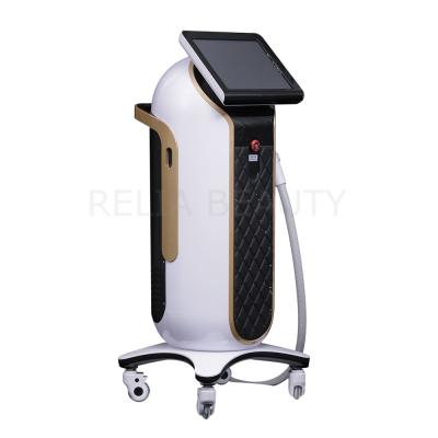 China Skin Tightening Removal 808nm Professional Hair Removal Machine Diode Alexandrite Laser 3 Wavelength All Skin Colors Laser Epilator for sale