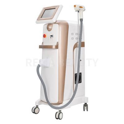 China Skin Tightening 2022 Painless Hair Removal 1200W 808 Diode Laser Gold Beautiful Laser Machine Diode Laser Hair Removal Machine for sale