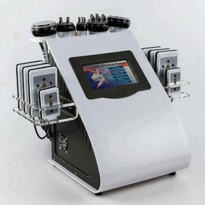 China Weight Loss Factory New Design 6 in 1 40K Cavitation Body Slimming Ultrasonic Vacuum Liposuction Machine Weight Loss for sale