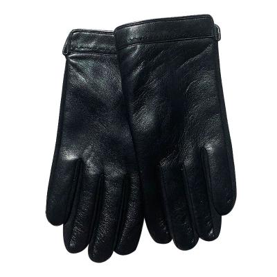 China Soft Leather Manufacturers wholesale popular 30% pu 70% polyester men leather gloves for sale