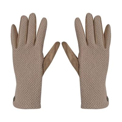 China Fashionable Professional production women warm fashion one size fits knit gloves for sale