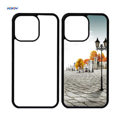 China Customized 2D Sublimation Mobile Cover TPU PC For IPhone 16 15 14 for sale