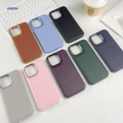 China Embossed Or Printed Logo PU Leather Case For IPhone And Samsung for sale