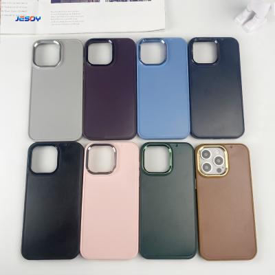 China TPU PC Inlay Double Sided 1mm Groove Phone Case Cover Metal Camera Frame for sale