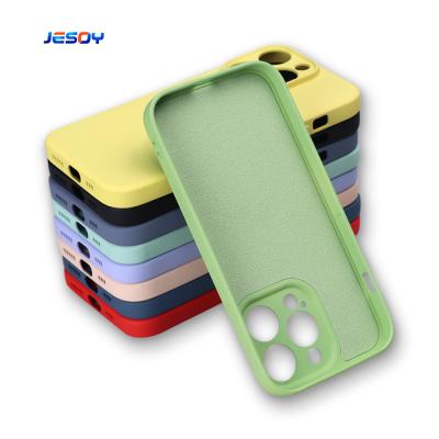 China Camera Protection Silicone TPU Phone Case Soft Matte Shockproof For IPhone 16 15 for sale