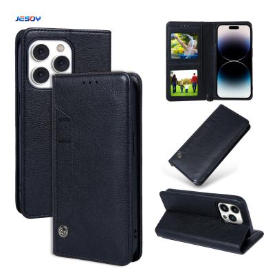 China Strap Flip I Phone Cases Leather Card Holder Phone Cover For Samsung S24 S25 Ultar for sale