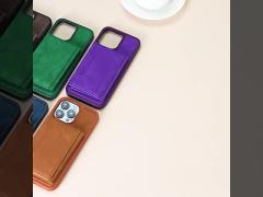 JS-LC03 leather phone case with card holder